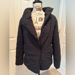Black Quilted Puffer Jacket